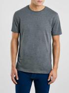 Topman Mens Grey Granite Slim Fit Marl Crew Neck T-shirt