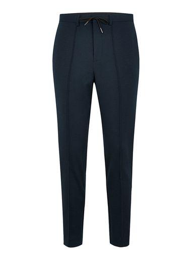 Topman Mens Selected Homme Navy Tapered Pants