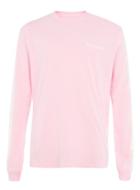 Topman Mens Pink Hlycn Print Long Sleeve T-shirt
