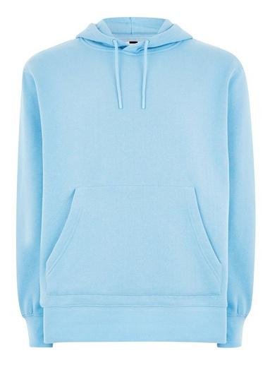 Topman Mens Light Blue Classic Hoodie