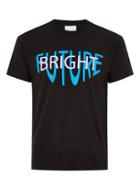 Topman Mens Blue Rinse Vintage's Black 'bright Future' T-shirt*