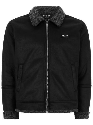 Topman Mens Nicce's Black Pilot Jacket