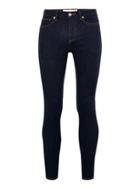 Topman Mens Navy Raw Spray On Jeans
