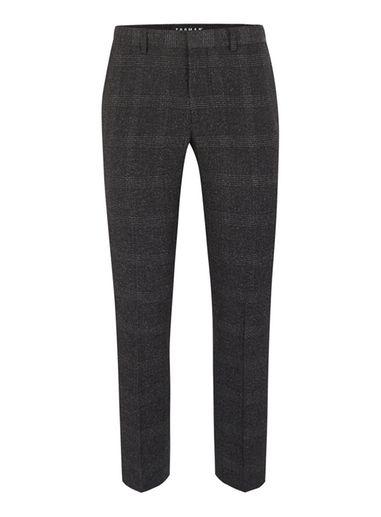 Topman Mens Mid Grey Grey Check Ultra Skinny Fit Suit Pants