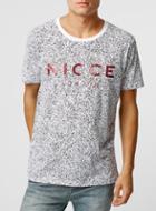 Topman Mens Multi Nicce White Noise T-shirt
