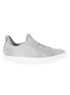 Topman Mens Grey Gray Suede Sneakers