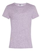 Topman Mens Red Plum Slim Fit Neppy Linen T-shirt