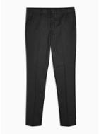 Topman Mens Grey Charcoal Gray Pinstripe Skinny Fit Suit Pants