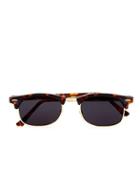 Topman Mens Brown Hindsight Vintage Colley Dark Tortoiseshell Sunglasses*