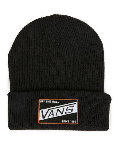 Topman Mens Vans Black Logo Beanie Hat