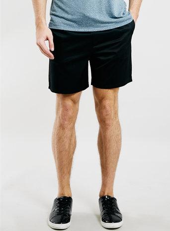 Topman Mens Black Technical Shorts