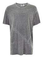 Topman Mens Grey Charcoal Gray Asymmetric T-shirt
