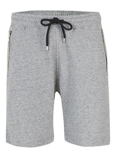 Topman Mens Grey Gray Salt And Pepper Jersey Shorts