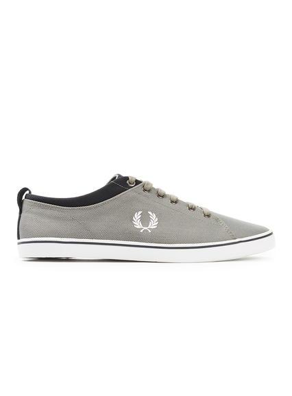 Topman Mens Fred Perry Grey Nylon Sneakers