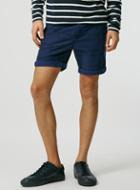 Topman Mens Blue Navy Aztec Stripe Chino Shorts