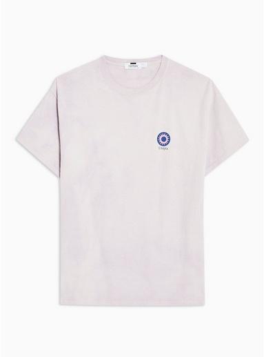 Topman Mens Purple Lilac Wash 'utopia' T-shirt