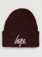 Topman Mens Red Hype Burgundy Beanie*
