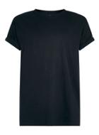 Topman Mens Black Roller Fit Crew Neck T-shirt