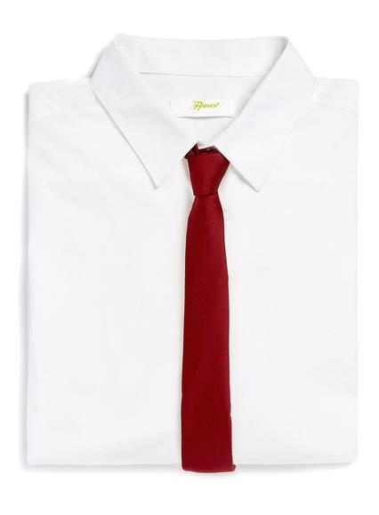 Topman Mens Red Slim Tie