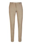 Topman Mens Mid Grey Light Taupe Twill Skinny Fit Suit Pants