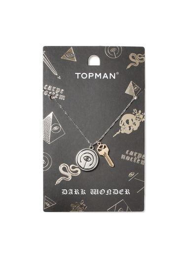 Topman Mens Multi Metal Key Necklace*