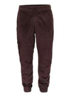 Topman Mens Burgundy Velvet Skinny Joggers