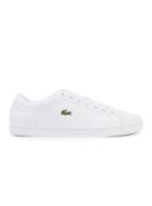 Topman Mens Lacoste White Leather Sneakers