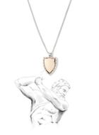 Topman Mens Silver Mixed Metal Greek Mythology Hercules Necklace*