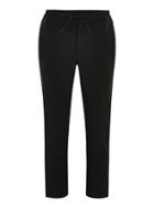 Topman Mens Black Side Stripe Smart Joggers