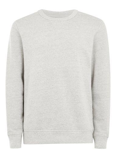 Topman Mens Grey Selected Homme Gray Sweatshirt