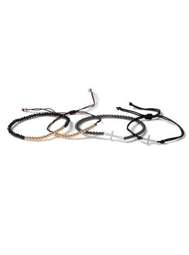 Topman Mens Multi Cross Bracelets*