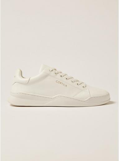 Topman Mens White Leather Cortica Alliance Sneakers