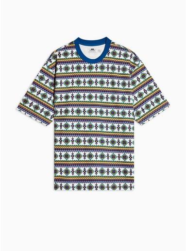 Topman Mens Orange Printed Short Sleeve Sweatshirt