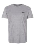 Topman Mens Nicce Grey Towelling T-shirt
