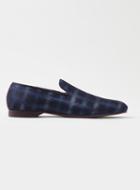 Topman Mens House Of Hounds Blue Check Loafers