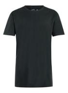 Topman Mens Washed Black Longline T-shirt