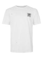 Topman Mens Cream Off White Lost Print Oversized T-shirt