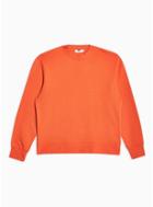 Topman Mens Brown Rust Orange Sweatshirt