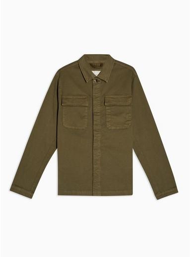 Selected Homme Mens Selected Homme Green Brody Organic Cotton Worker Jacket