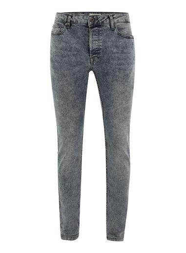 Topman Mens Grey Gray Cloud Stretch Skinny Jeans
