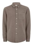 Topman Mens Grey Ltd Gray Dawson Flannel Shirt