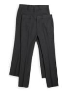 Topman Mens Grey Charcoal Skinny Fit Dress Pants 2 Pack- Save 10%
