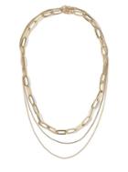 Topman Mens Gold Multi Row Necklace*