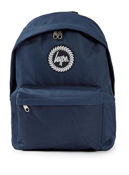 Topman Mens Grey Hype Navy Backpack*