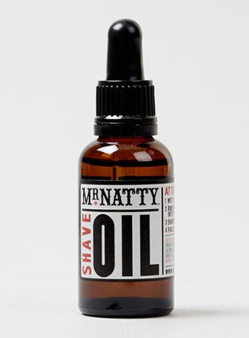Topman Mens Black Mr Natty Shave Oil