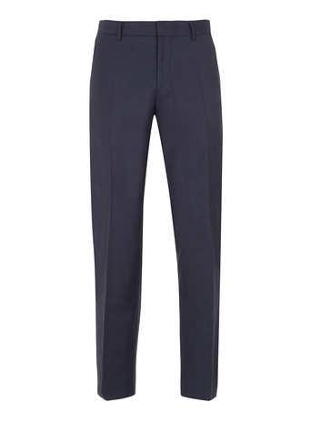 Topman Navy Slim Textured Dress Pants