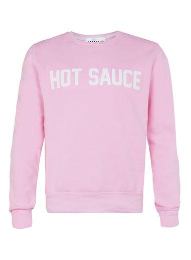 Topman Mens London Co. Pink Hot Sauce Slogan Sweatshirt*