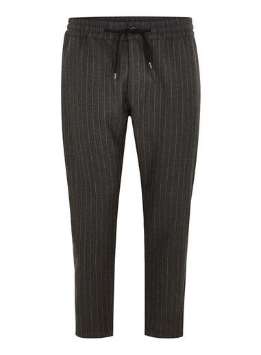 Topman Mens Grey Gray Pinstripe Side Taping Joggers