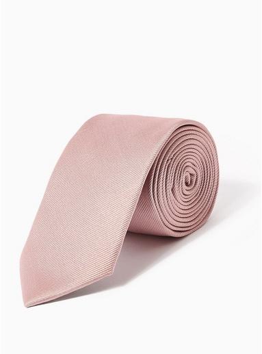 Topman Mens Pink Plain Tie