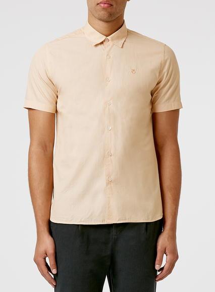 Topman Mens Peter Werth Yellow Shirt